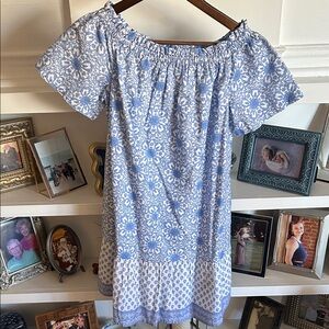 Vineyard Vines Blue and White Cotton Dress